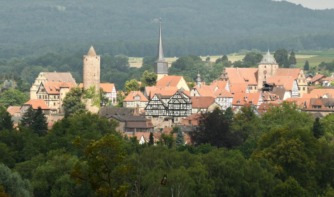 Graefin Anna - Design-Apartment In Der Historischen Hinterburg Schlitz - Nahe Fulda Und Bad Hersfeld Esterno foto