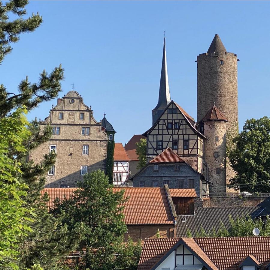 Graefin Anna - Design-Apartment In Der Historischen Hinterburg Schlitz - Nahe Fulda Und Bad Hersfeld Esterno foto