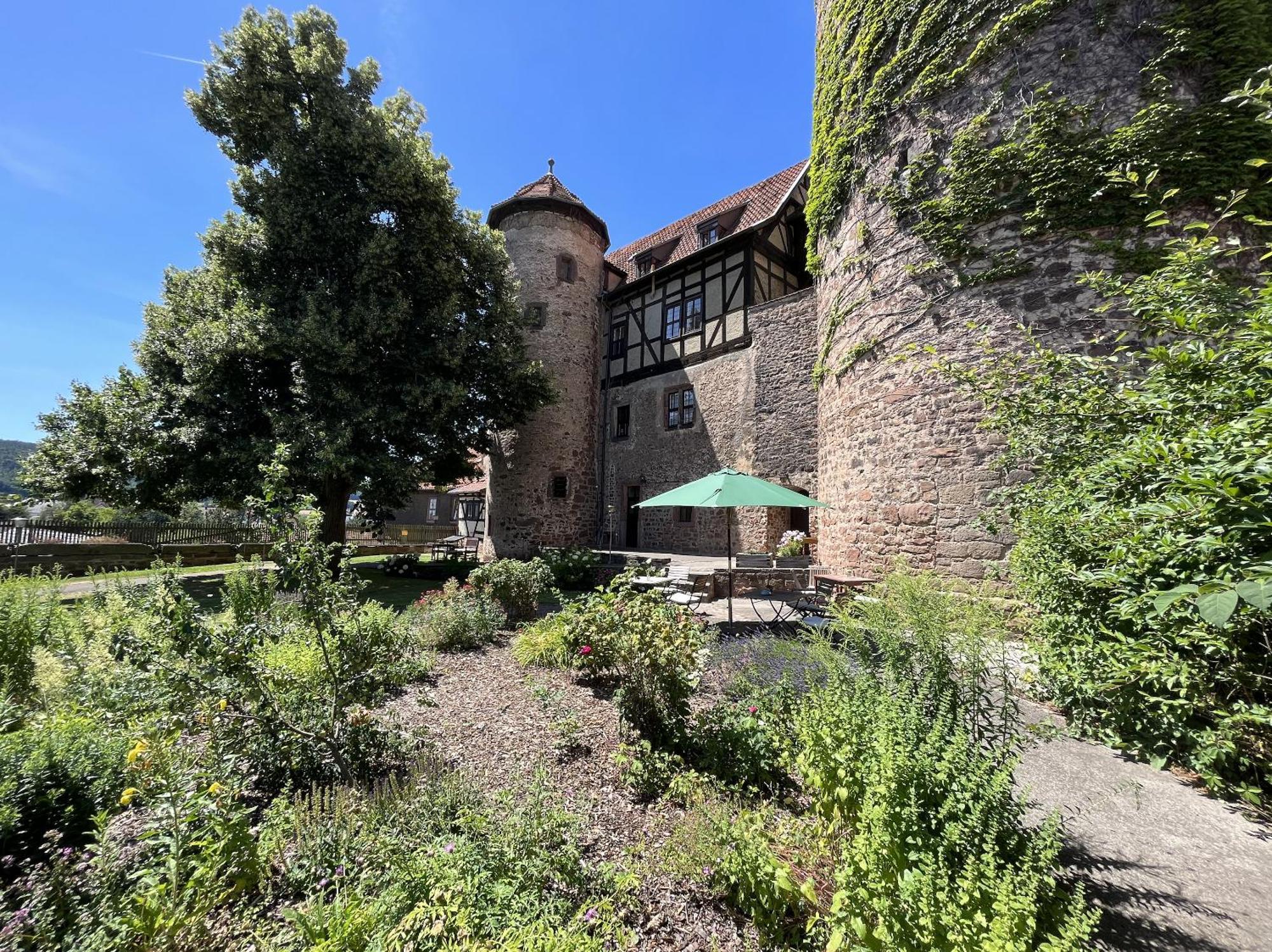 Graefin Anna - Design-Apartment In Der Historischen Hinterburg Schlitz - Nahe Fulda Und Bad Hersfeld Esterno foto